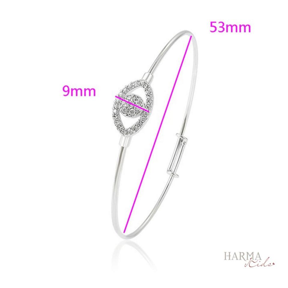 Harma girls jewelry Apple of my Eye Zirconia Adjustable Bracelet