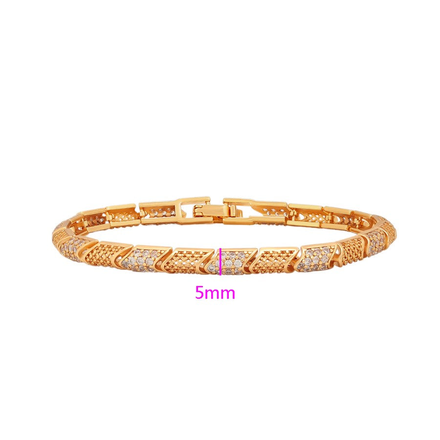 Cleopatra Zirconia Tennis Bracelet - HARMA