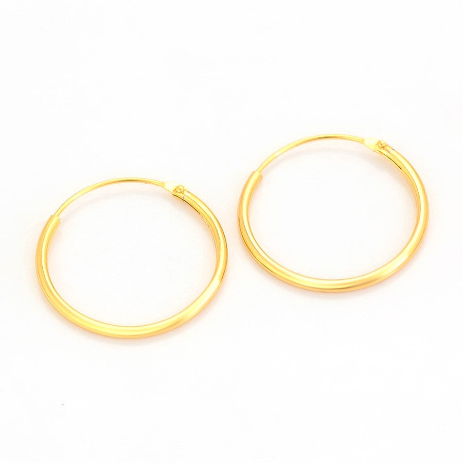 Harma Essentials Back to Basics Thin Gold Hoops