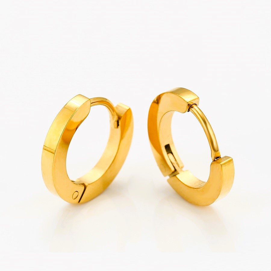 Harma jewelry 24k gold plated hoop earrings essentials