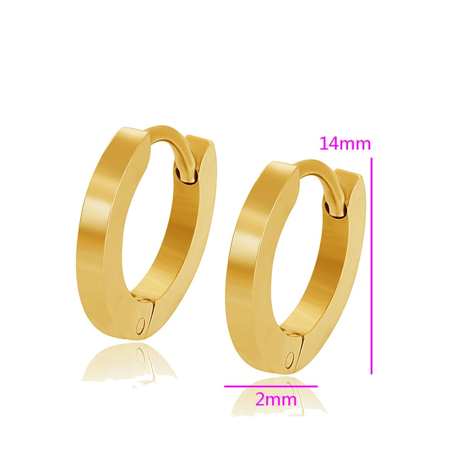 Harma jewelry 24k gold plated hoop earrings essentials