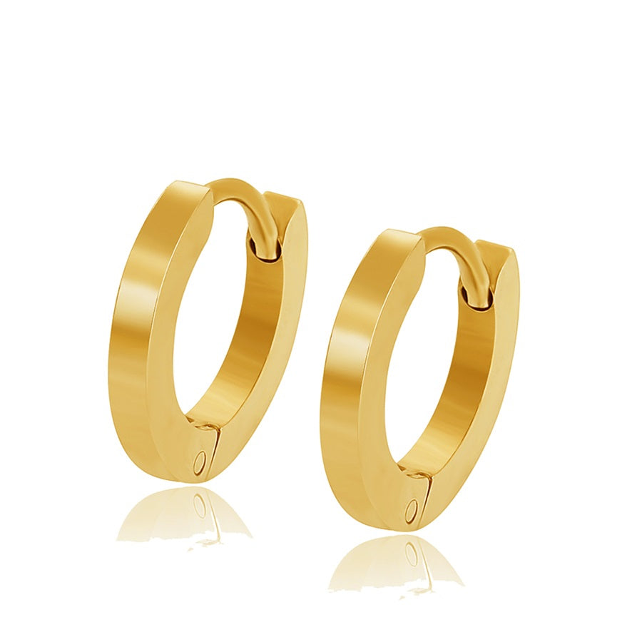 Harma jewelry 24k gold plated hoop earrings essentials