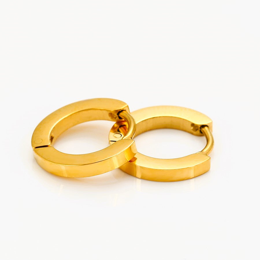 Harma jewelry 24k gold plated hoop earrings essentials