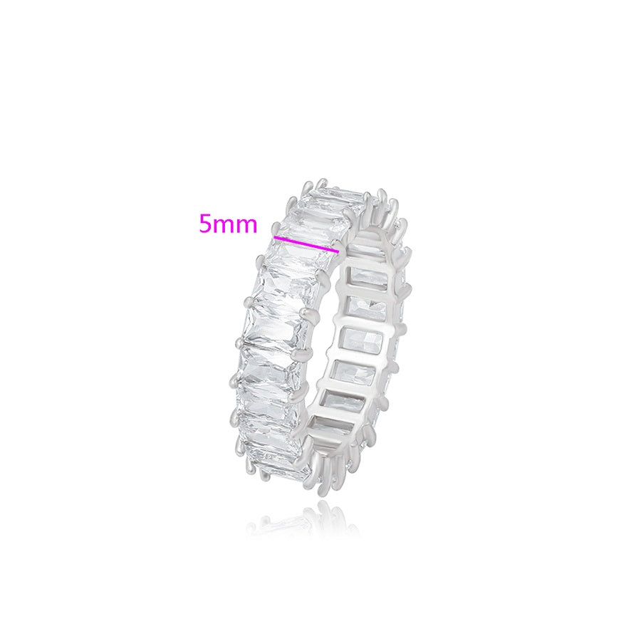 Harma Jewelry vogue collection Dazzling Baguette Eternity Band