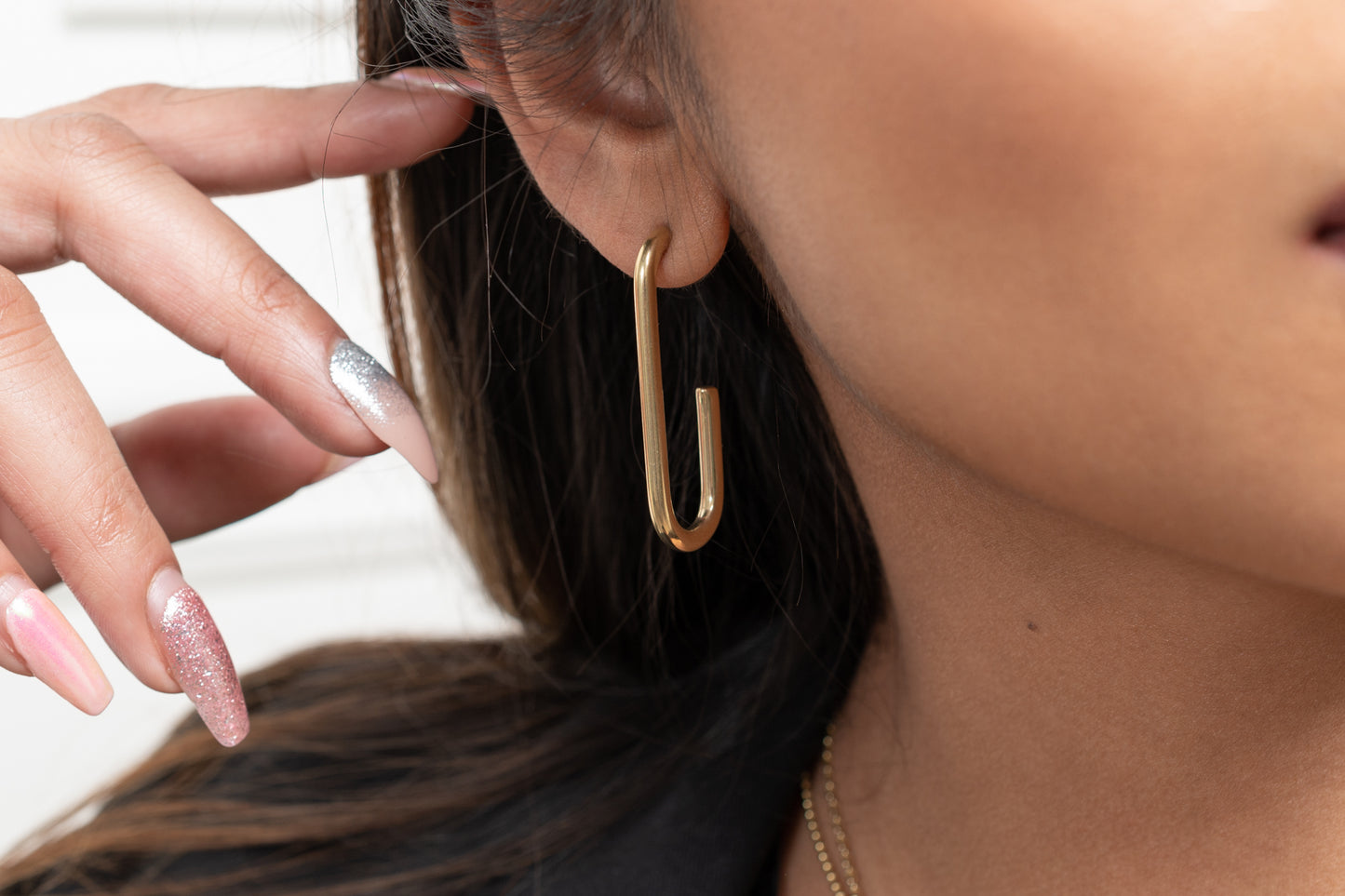 Harma jewelry Essential Paper Clip Stud Earrings