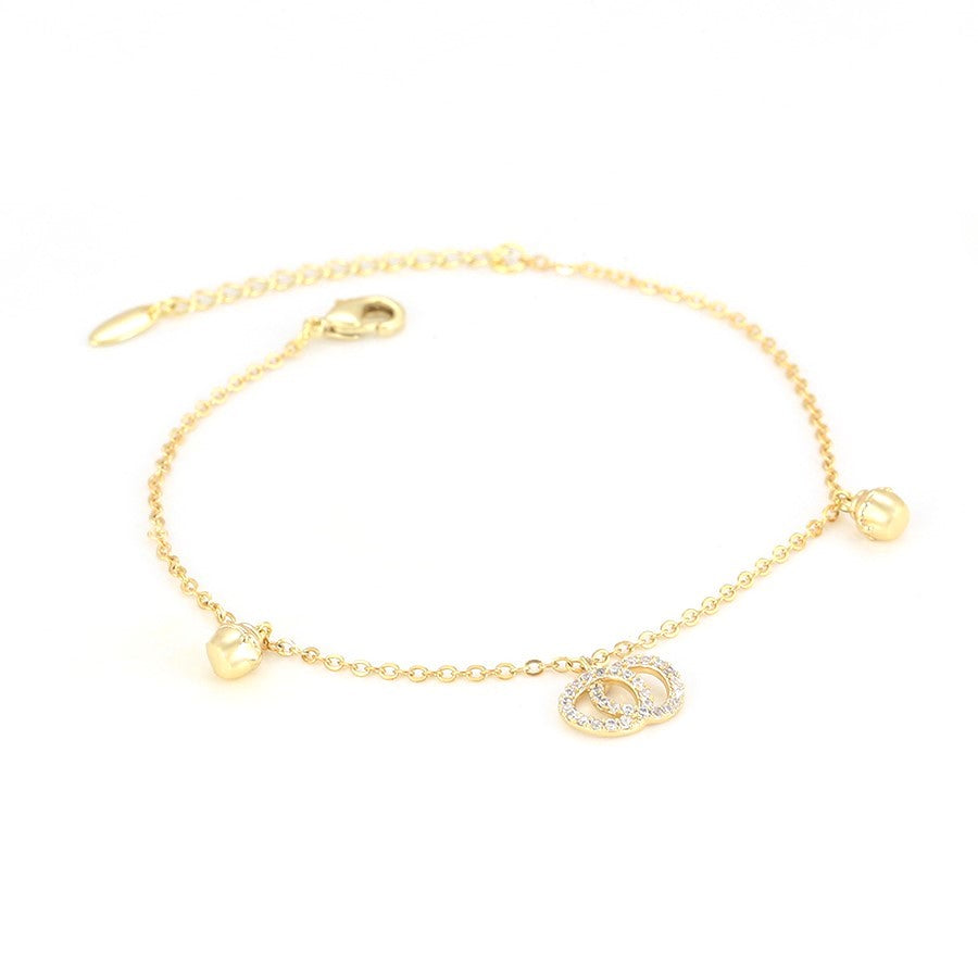 harma jewelry 14k gold plated divine collection Body and Mind Harmony Bracelet