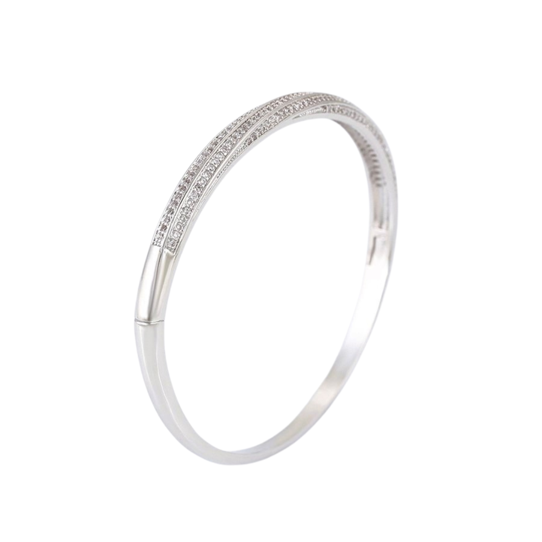 Beyond the Horizon Zirconia Bangle Bracelet - HARMA