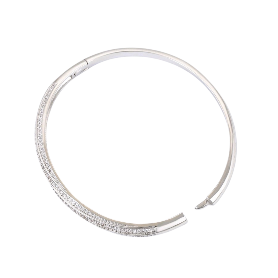 Beyond the Horizon Zirconia Bangle Bracelet - HARMA