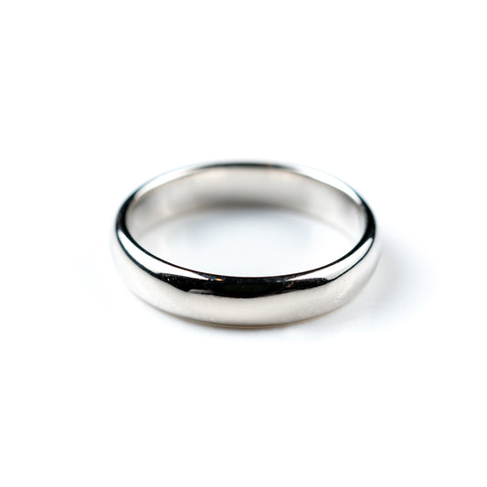 Harma Essentials Minimalist Silver Band Ring