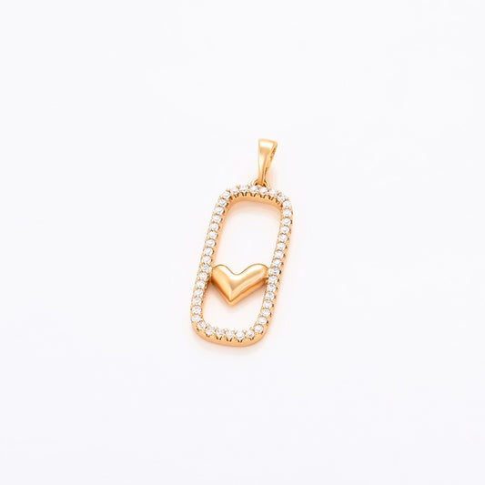 Harma jewelry 18k gold plated Selfless Love Zirconia Necklace