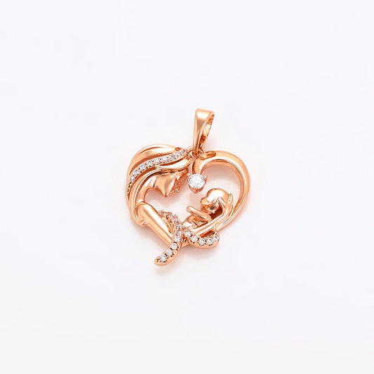 Harma Rose Gold plated Wholehearted Mom & Baby Necklace