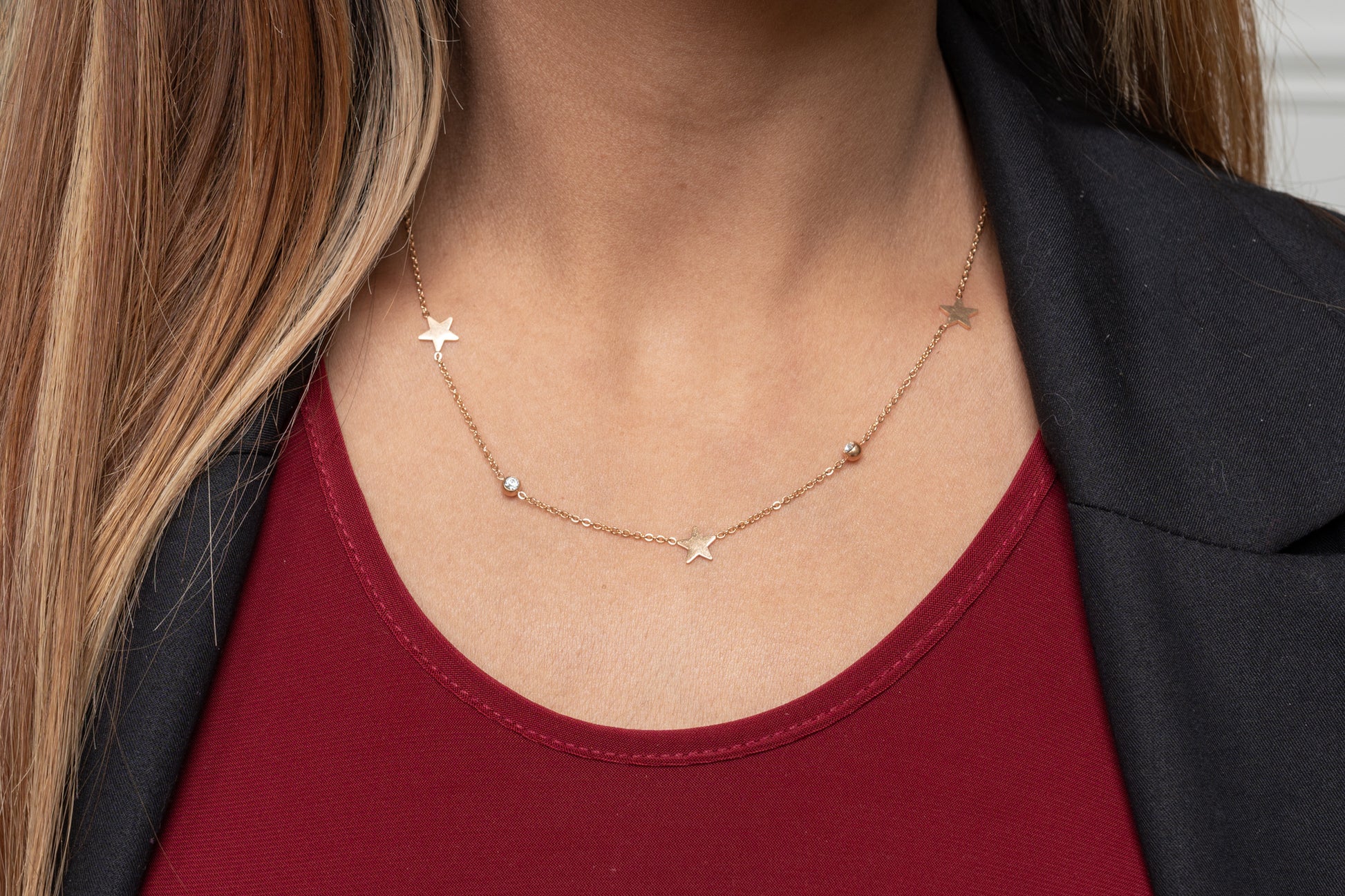 Harma jewelry Celestial Bezel Star Necklace
