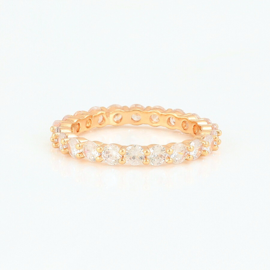 Harma Jewelry divine collection 18k gold plated Gold Brilliant Eternity Band